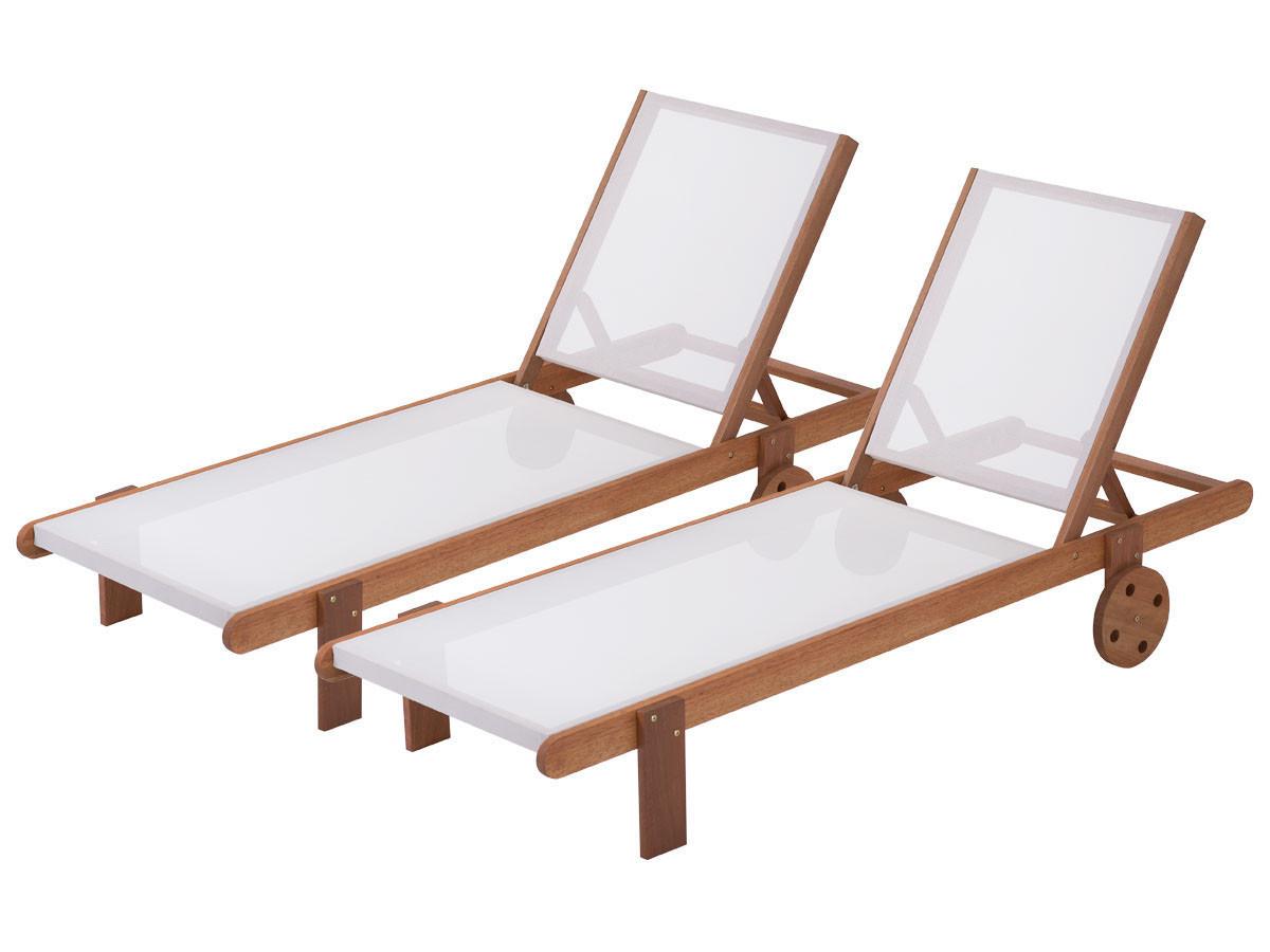 SONNENLIEGE saïgon Ekru - Beige, Metall (71/80/193cm) - Habitat Garten