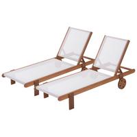 SONNENLIEGE saïgon Ekru - Beige, Metall (71/80/193cm) - Habitat Garten