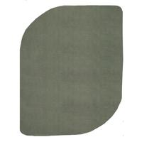 HOCHFLORTEPPICH Antirutsch Uni TIRSO Polyester Waldgrün 160 x 220 cm - Grün, Textil (160/220cm) - KADIMA DESIGN