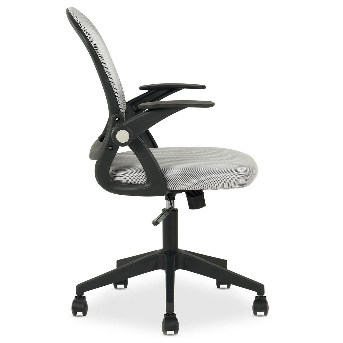 BÜRODREHSTUHL EREN grau - Grau, Textil (63/102/61cm) - IDIMEX