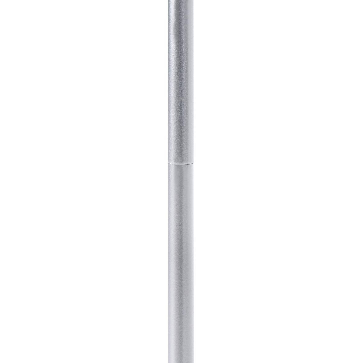 GARDEROBENSTÄNDER Silber Thompson - Hellbraun, Metall (40/130/30cm) - Beliani