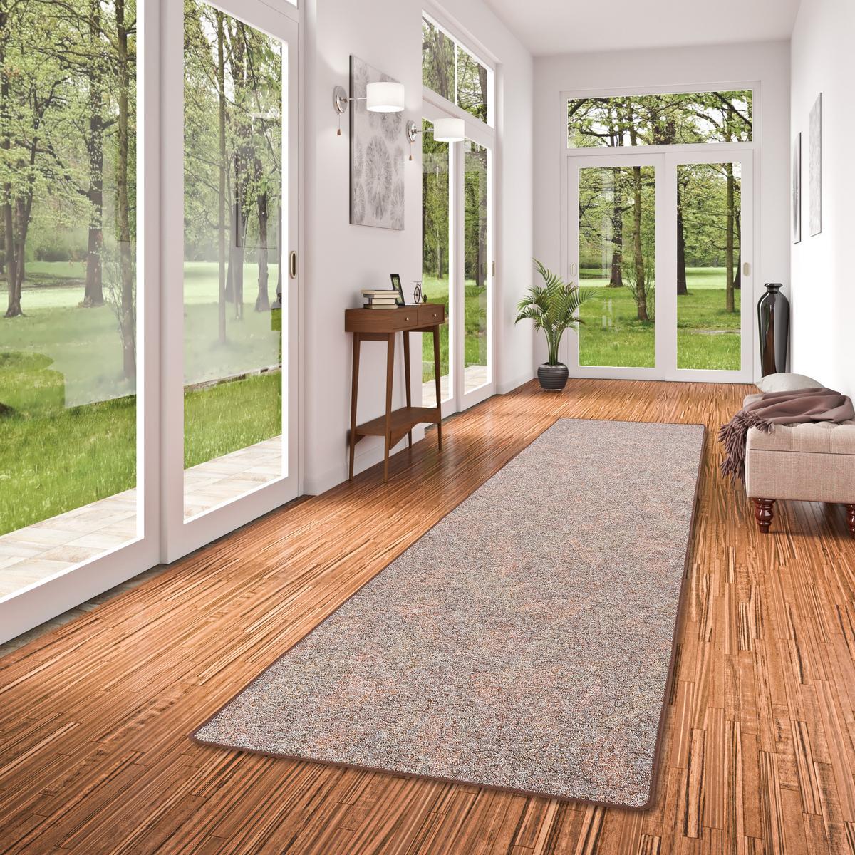 SCHLINGENTEPPICH MEMORY MELIERT LÄUFER - Braun, Textil (100/200cm) - Snapstyle