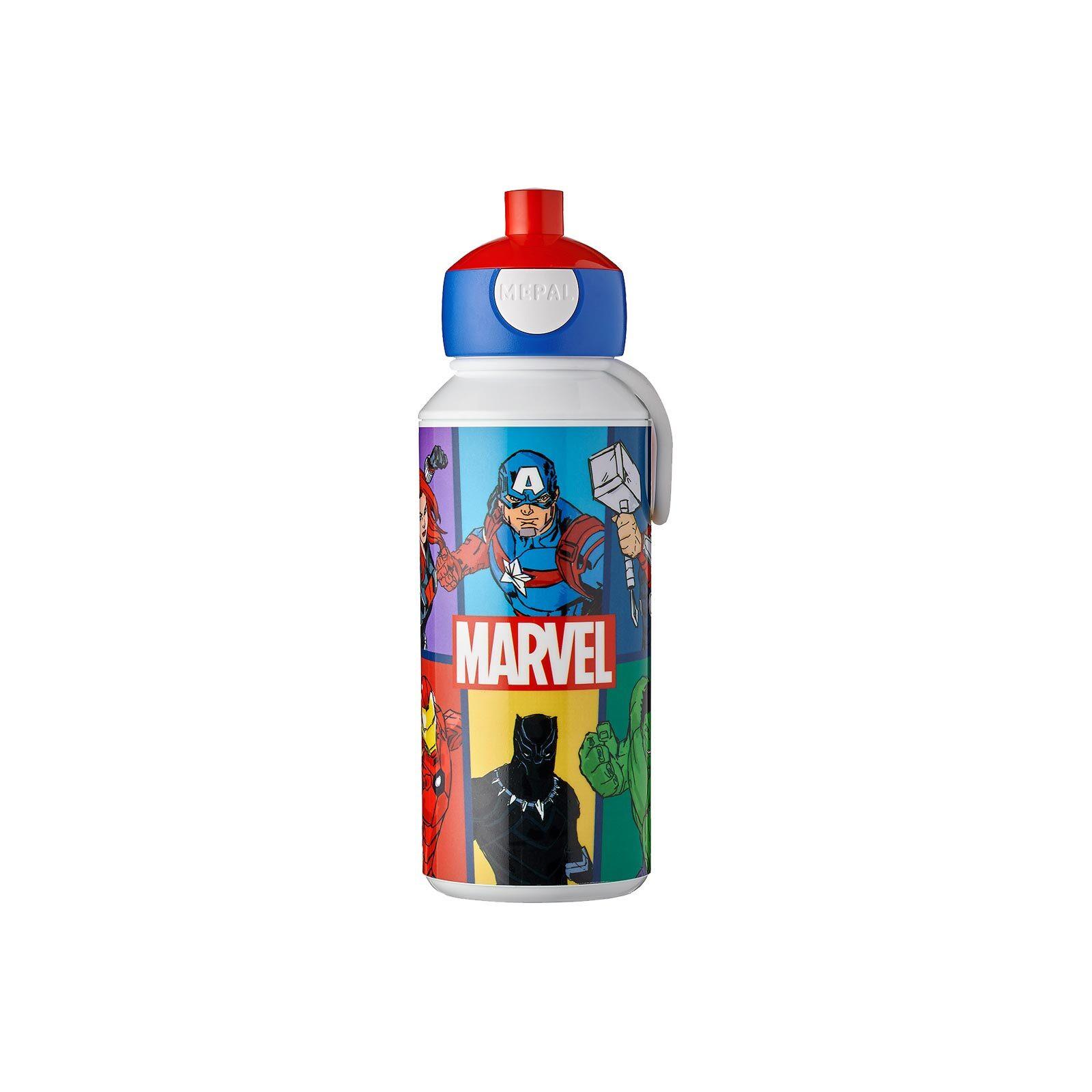 TRINKFLASCHE Campus Avengers 400 ml - Rot/Multicolor, Kunststoff (0.4L) - Mepal