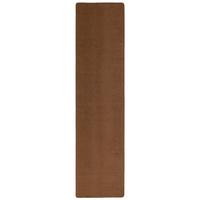 TREND VELOURS LÄUFER TEPPICH JOY - Braun, Textil (80/160cm) - Snapstyle