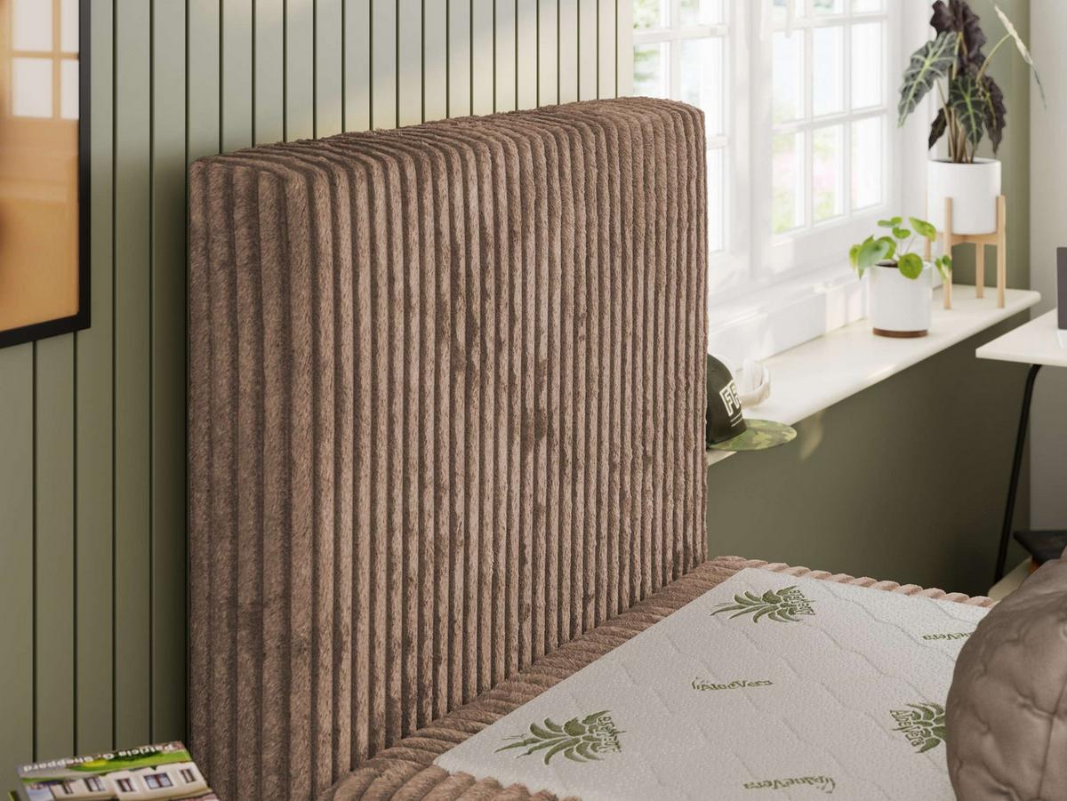 JUGENDBETT TILIO 90/200 - Braun - H3 - Links Seite - Braun, Textil (90/200cm) - MKS