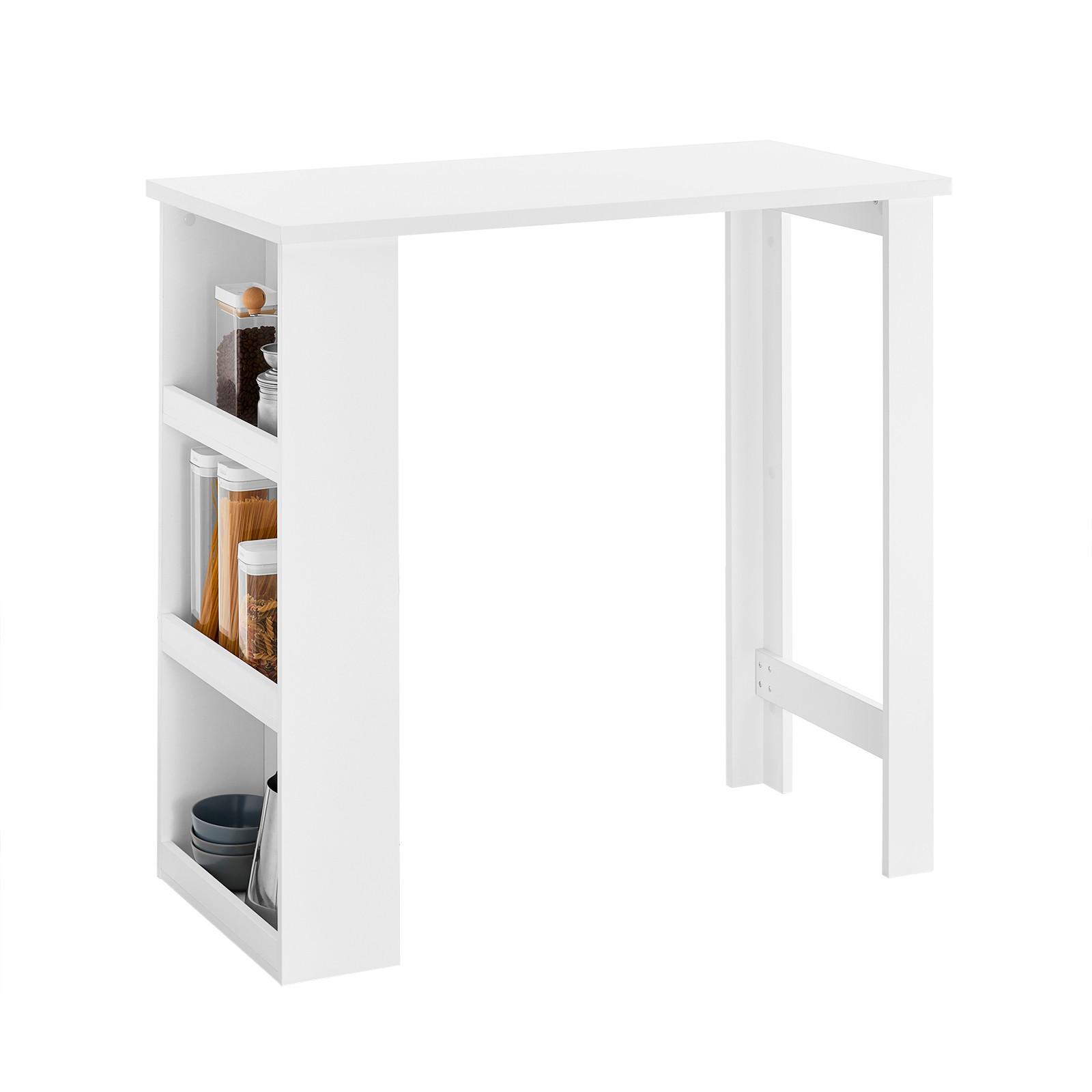 BARTISCH Weiß - Weiß, Holzwerkstoff (57/112/106cm) - SoBuy