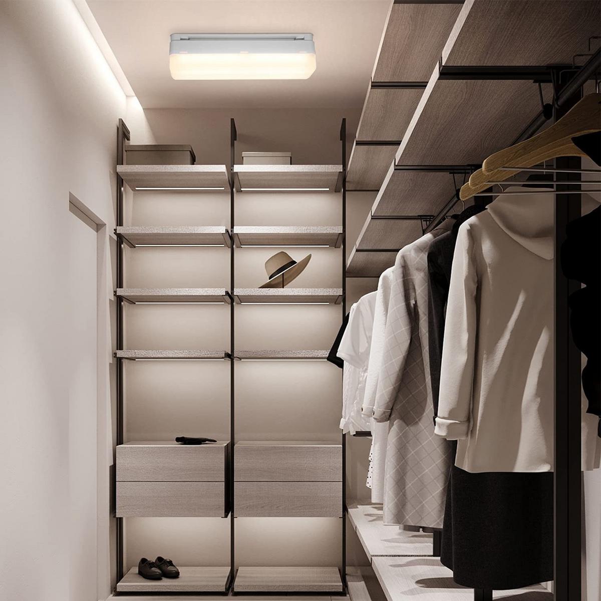 LED-DECKENLEUCHTE Alice 55/53/6 cm - Weiß, Kunststoff (55/53/6cm) - ZMH