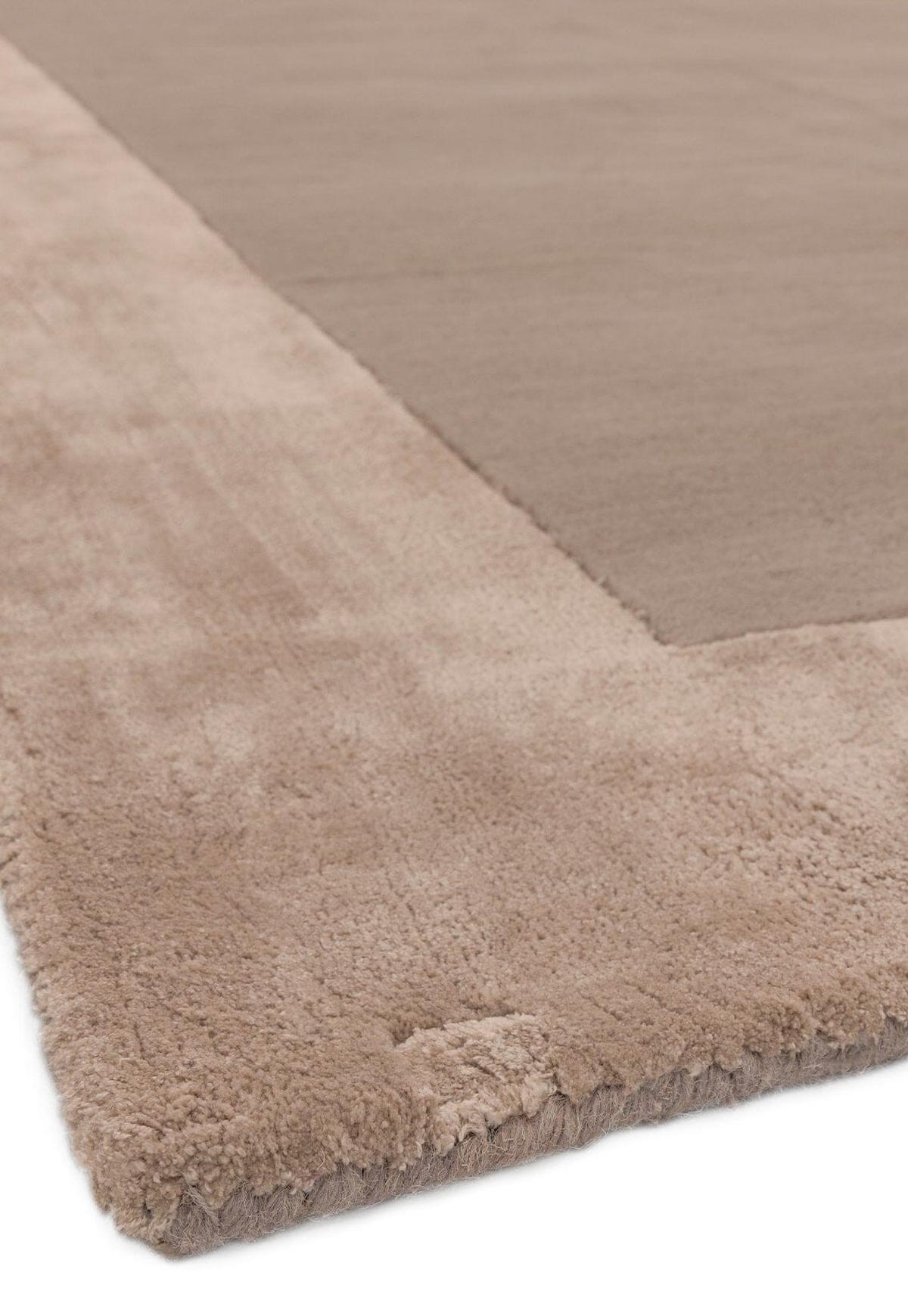 WOLLTEPPICH handgewebt TYNE, mit Bordüre, Beige, 160 x 230 cm - Beige, Textil (230/160cm) - KADIMA DESIGN