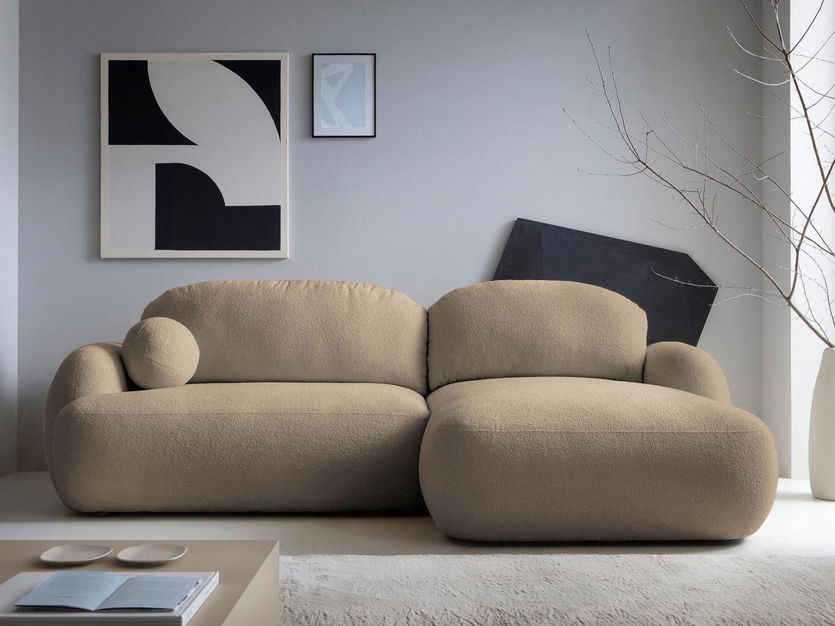ECKSOFA Mayo, Seite: Rechts - Schwarz/Braun, Holz/Kunststoff (275/175cm) - MIRJAN24