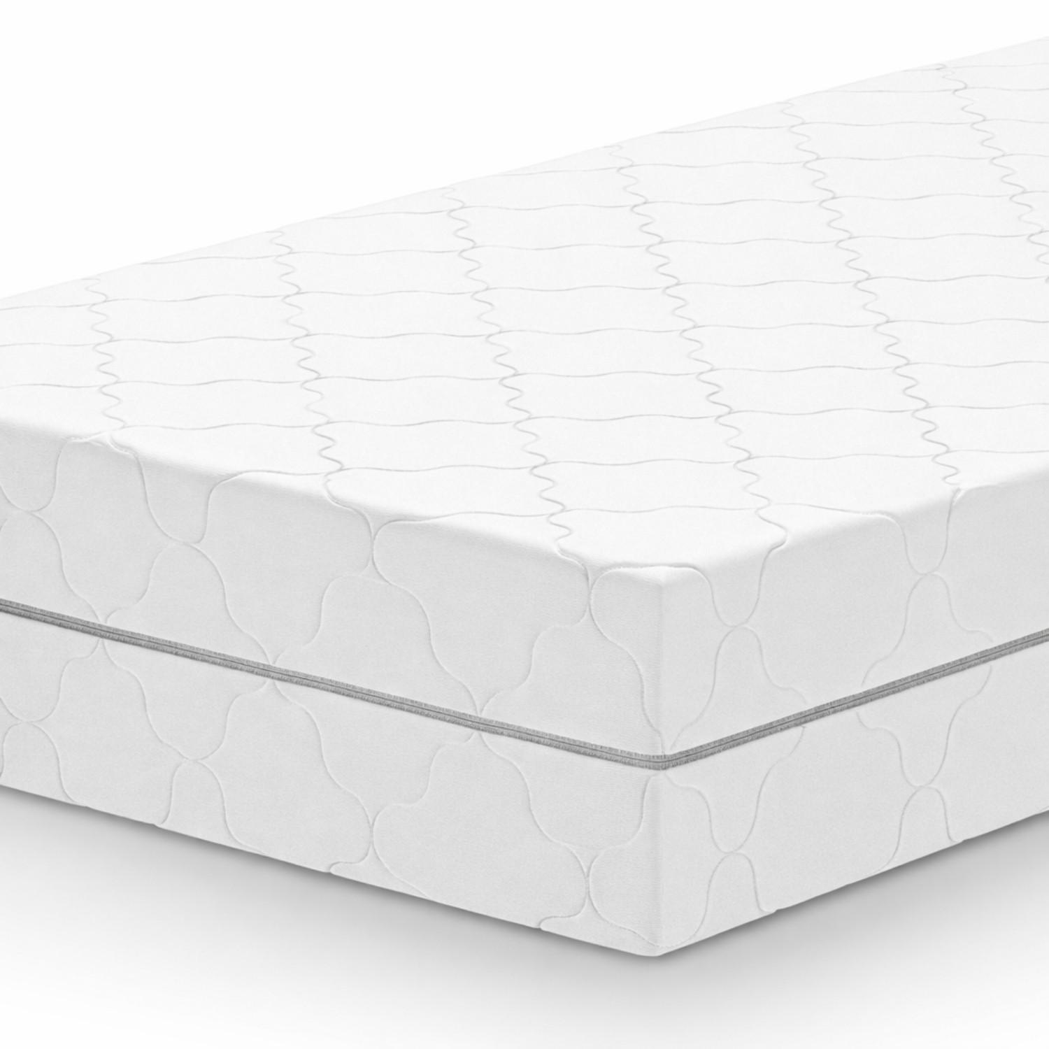 FEDERKERNMATRATZE H3 Komfort 120x200 - Weiß, Textil (120/200cm) - Schlaftroll