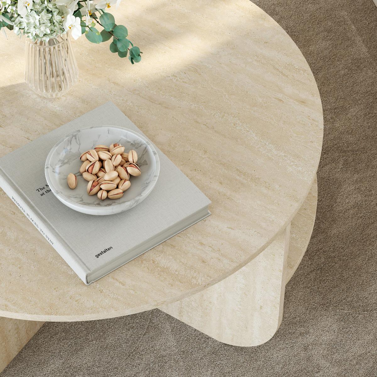 COUCHTISCH Reykhon 80/80/41 cm - Beige, Holzwerkstoff (80/80/41cm) - [en.casa]