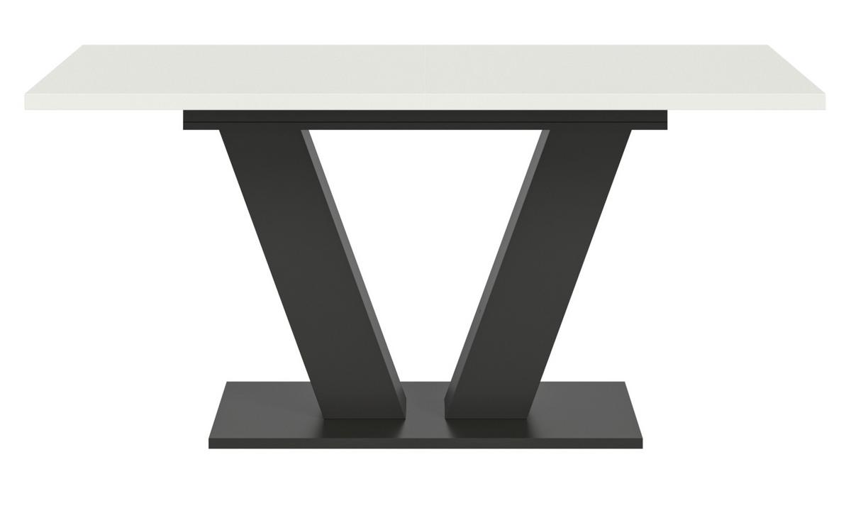 ESSTISCH weiß, grau 150 - 190 cm, Küchentisch ausziehbar - Weiß/Grau, Holz/Holzwerkstoff (150/90/76cm) - Inn.Furn