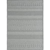TEPPICH Flachgewebe ESERA Gestreift Polypropylen Grau 200 x 280 cm - Grau, Textil (200/280cm) - KADIMA DESIGN
