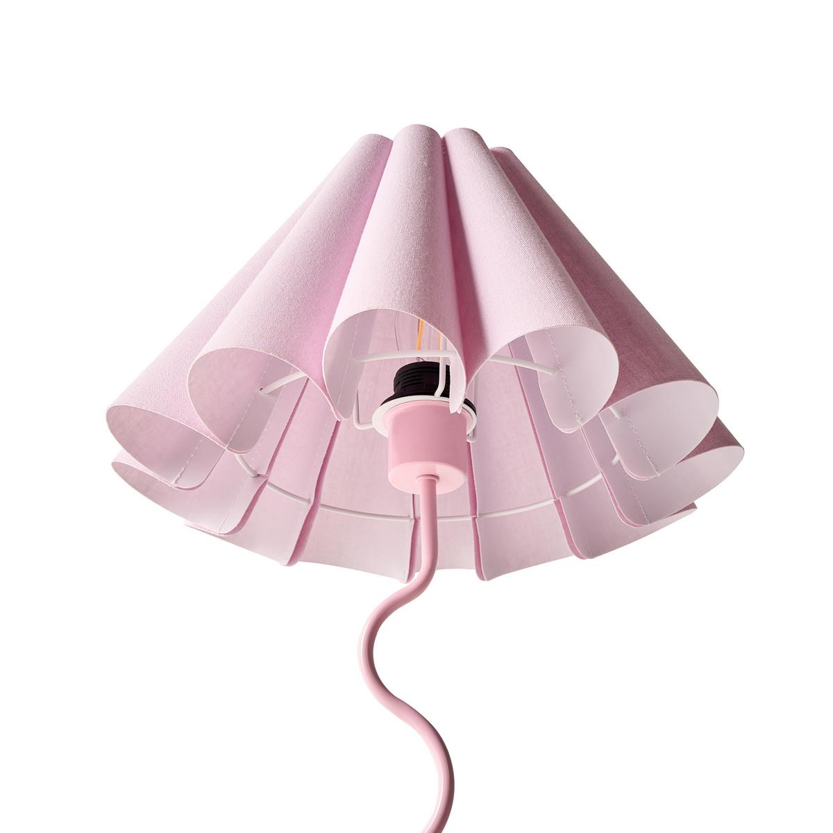 TISCHLAMPE Rosa Masumu - Pink, Metall (25/25/58cm) - Beliani