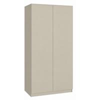 DREHTÜRENSCHRANK Classic mit 2 Türen, ohne Schubladen, 90 cm, Kaschmir - Kaschmir, Textil (90/180/50cm) - Beautysofa