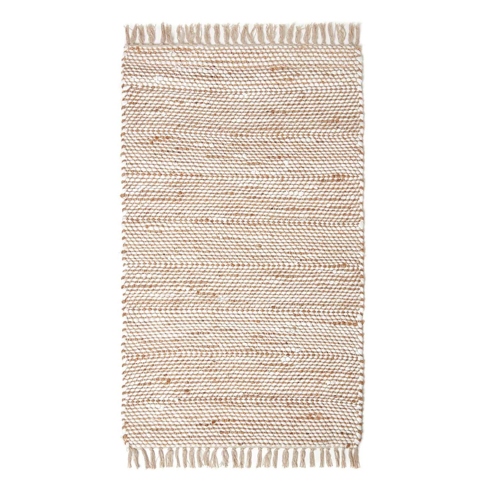 FLICKENTEPPICH Horizon gemustert 120/170 cm - Naturfarben, Textil (120/170cm) - Homescapes