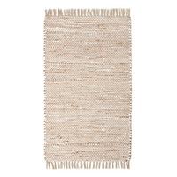 FLICKENTEPPICH Horizon gemustert 90/150 cm - Naturfarben, Textil (90/150cm) - Homescapes