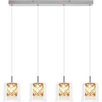 KRONLEUCHTER Helligold 66.0/140.0/66.0 cm - Transparent, Glas (66/140/66cm) - ZMH