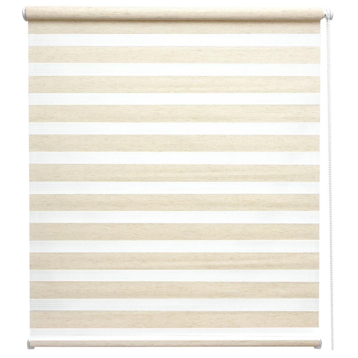 DOPPELROLLO SolDecor DL2 40x150cm Leinen - Beige, Kunststoff (40/150cm) - Sol Royal