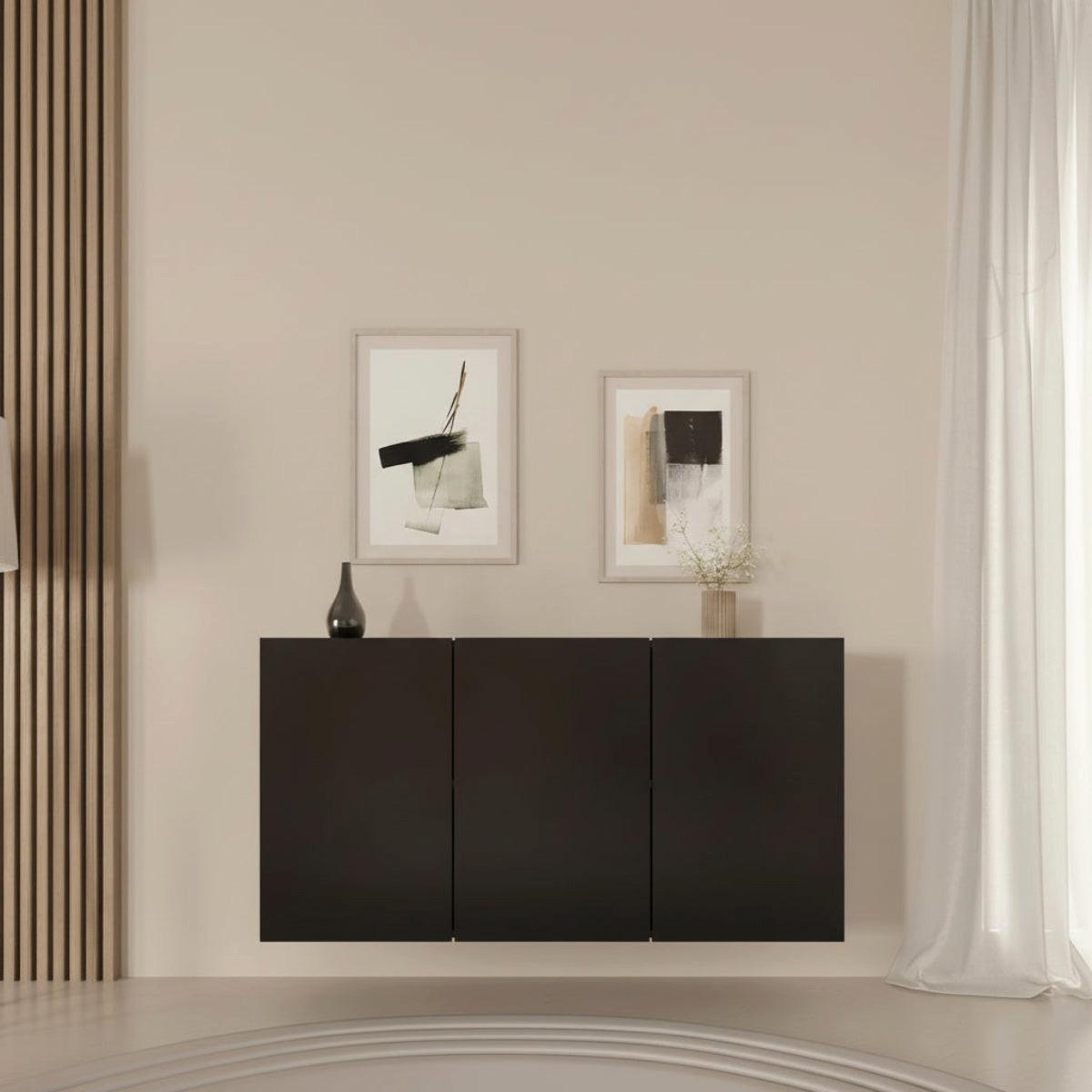 SIDEBOARD Idao Schwarz - Schwarz, Holzwerkstoff (160/60/35cm) - Petits-meubles