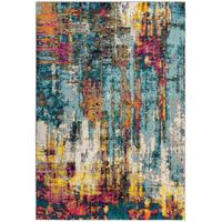 TEPPICH FAL, abstrakt, Bunt, 120 x 170 cm - Multicolor, Textil (170/120cm) - KADIMA DESIGN