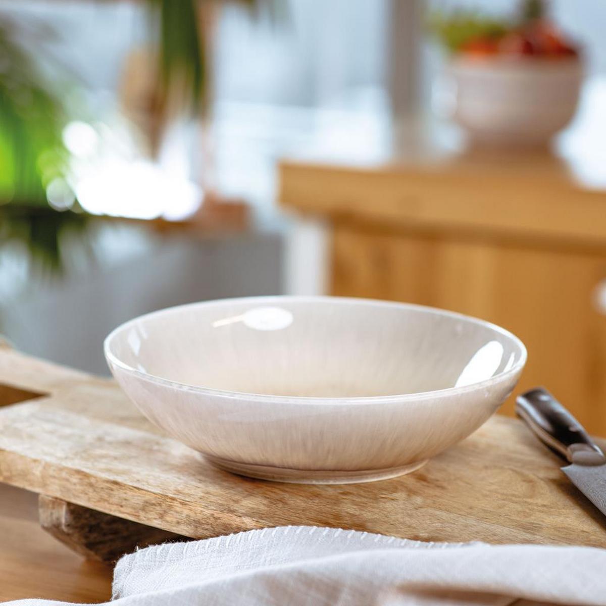 PRÄSENTATIONSSCHALE Perlemor Sand beige ø 26,1 cm - Beige, Keramik (26.1cm) - like.Villeroy & Boch