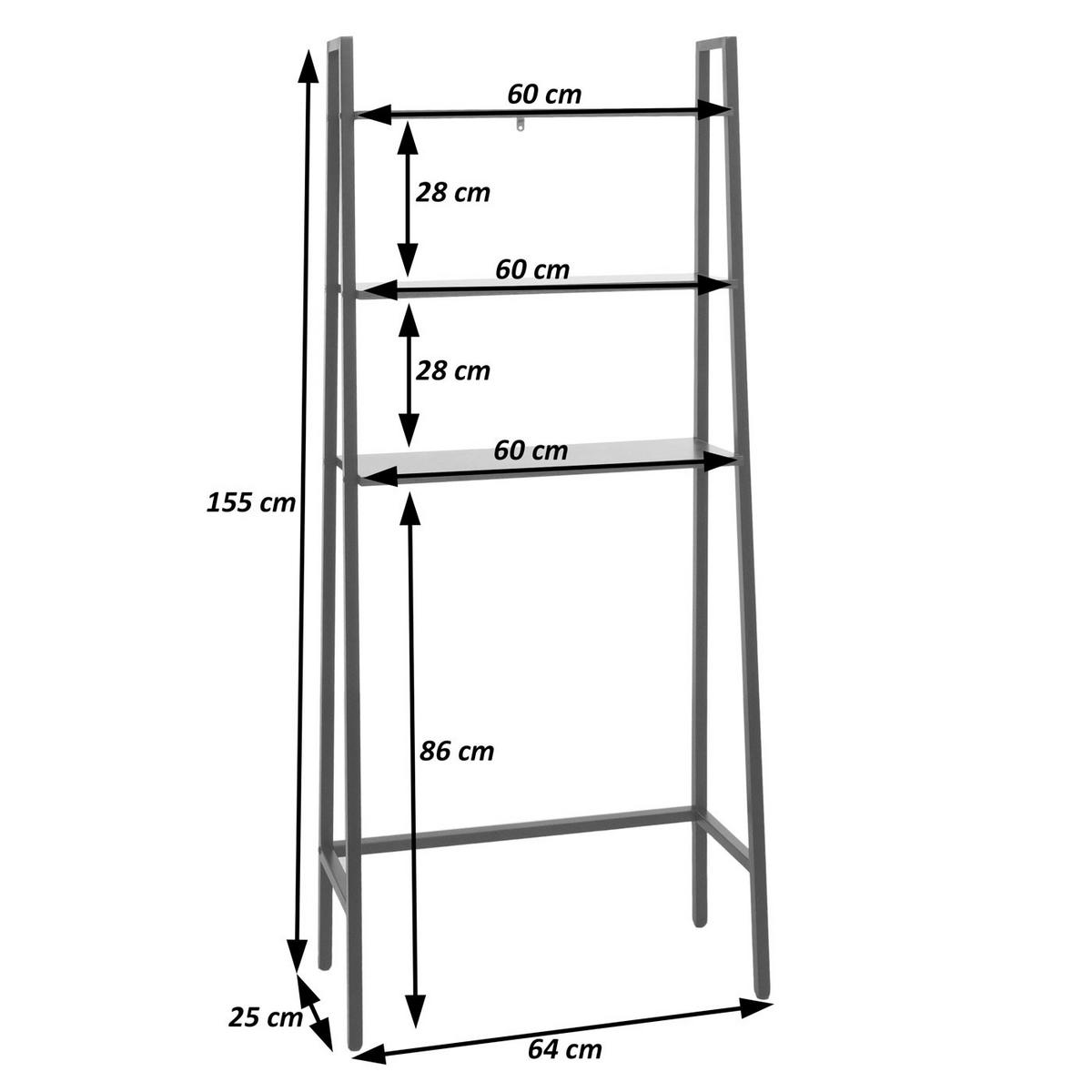 STANDREGAL Braun - Braun, Holz (64/155/25cm) - MCW