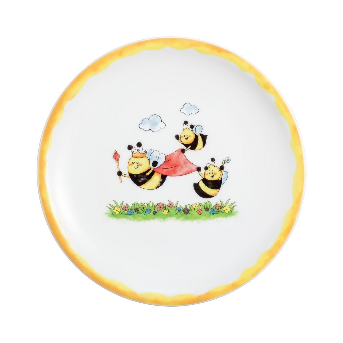 KINDERGESCHIRR SET Compact Fleißige Bienen bunt 3-tlg. - Multicolor, Keramik (21.4/20.5/21.4cm) - Seltmann Weiden