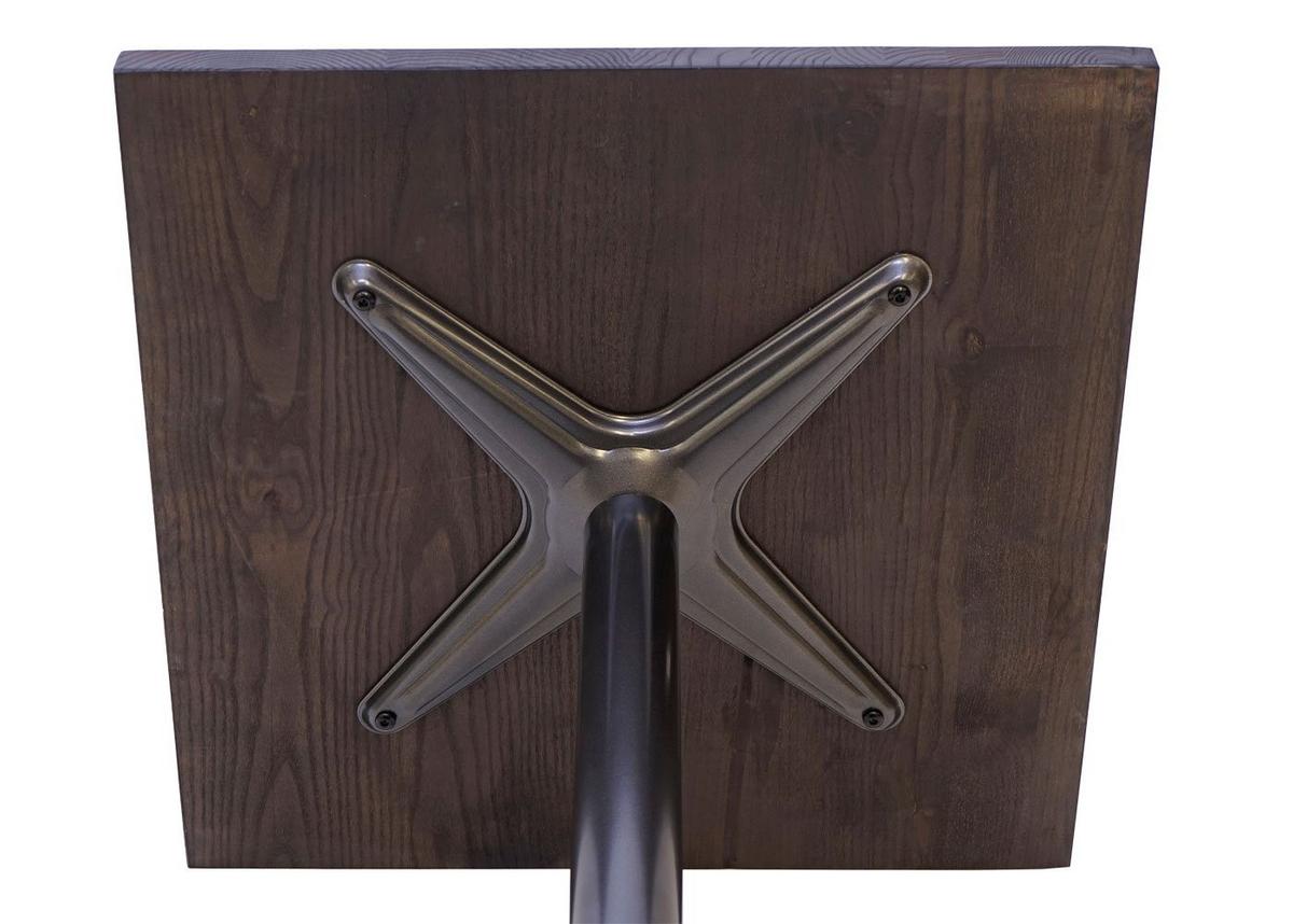 BISTROTISCH eckig Dunkelbraun - Dunkelbraun, Holz (70/70/75cm) - MCW