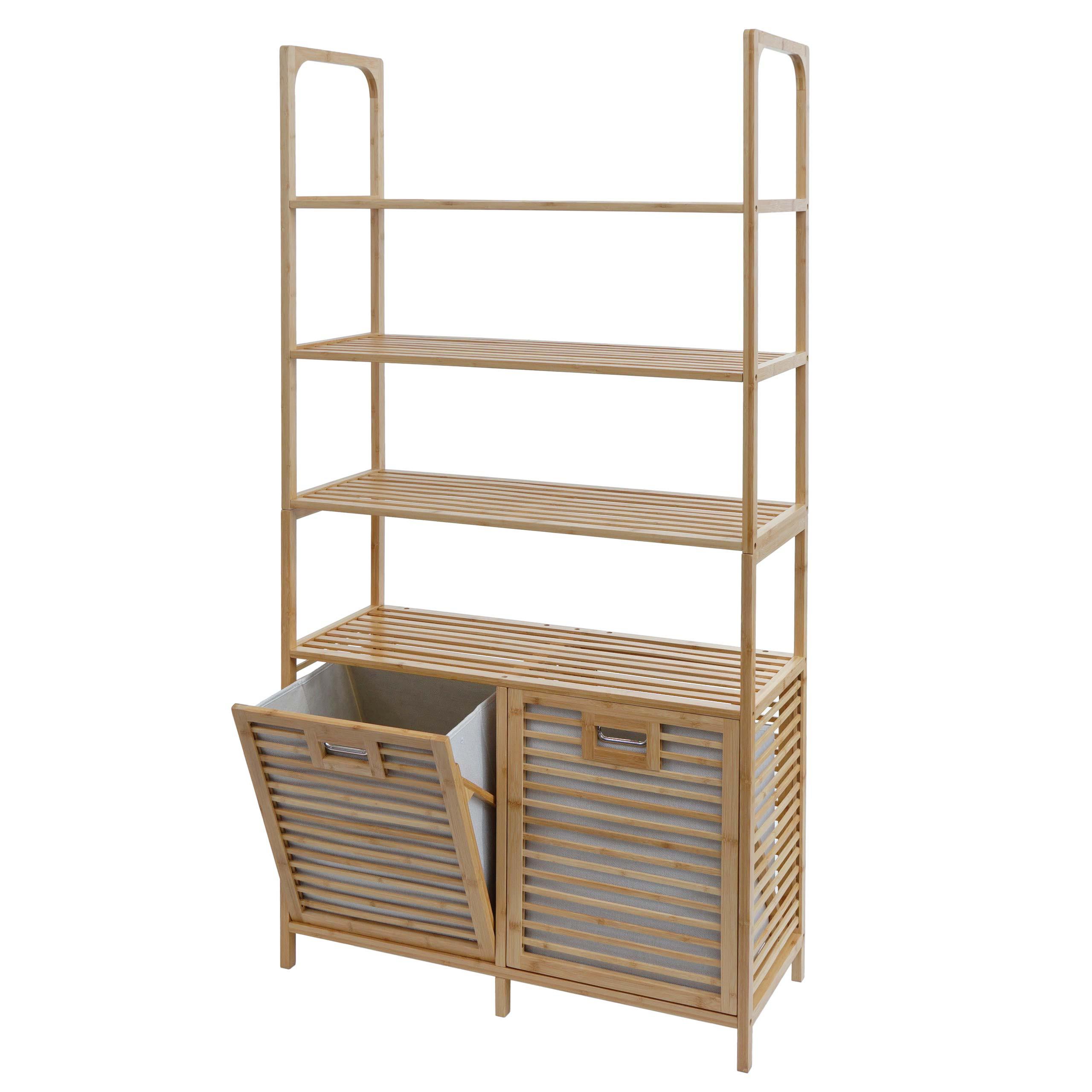 BADEZIMMERSCHRANK Braun - Braun, Holz (81/168/33cm) - MCW