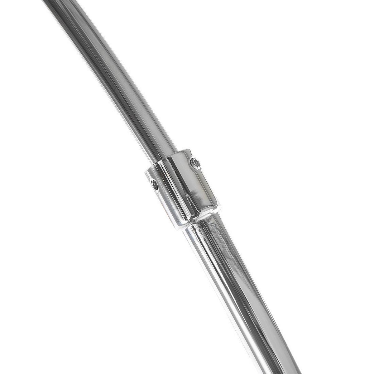 STEHLAMPE Kama 100/33/188 cm - Silberfarben, Metall (100/33/188cm) - Beliani