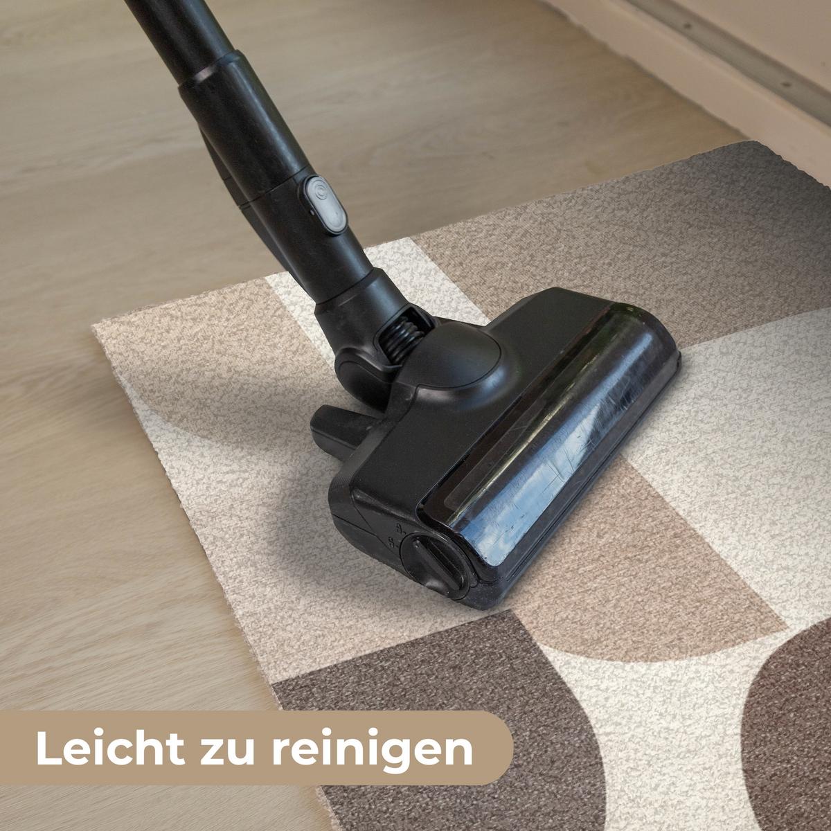 FUSSMATTE Geometrisch - Gewebte Struktur - Modern Fußabtreter 90x60 cm - Beige, Kunststoff (90/0.4cm) - MuchoWow