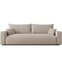 SCHLAFSOFA PIANO mit Bettkasten, Creme - Creme, Textil (246/79/93cm) - Idohome