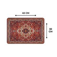 PLATZSETS 6er-Set Persische Teppiche - Teppiche - Muster - Rot 45x30 cm Tischset - Rot, Kunststoff (47.77cm) - MuchoWow