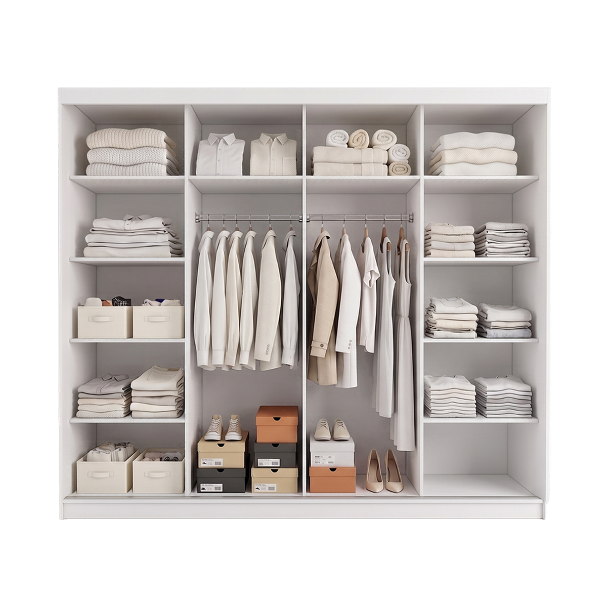 KLEIDERSCHRANK Astra 233 cm, 233/218/61, 3-türig, Sonoma-Eiche - Sonoma Eiche, Holzwerkstoff (233/218/61cm) - imoebel24
