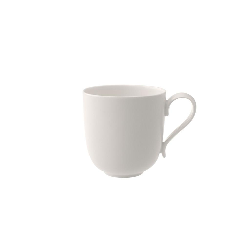 BECHER MIT HENKEL New Cottage Basic weiß 260 ml - Weiß, Keramik (0.26L) - Villeroy & Boch