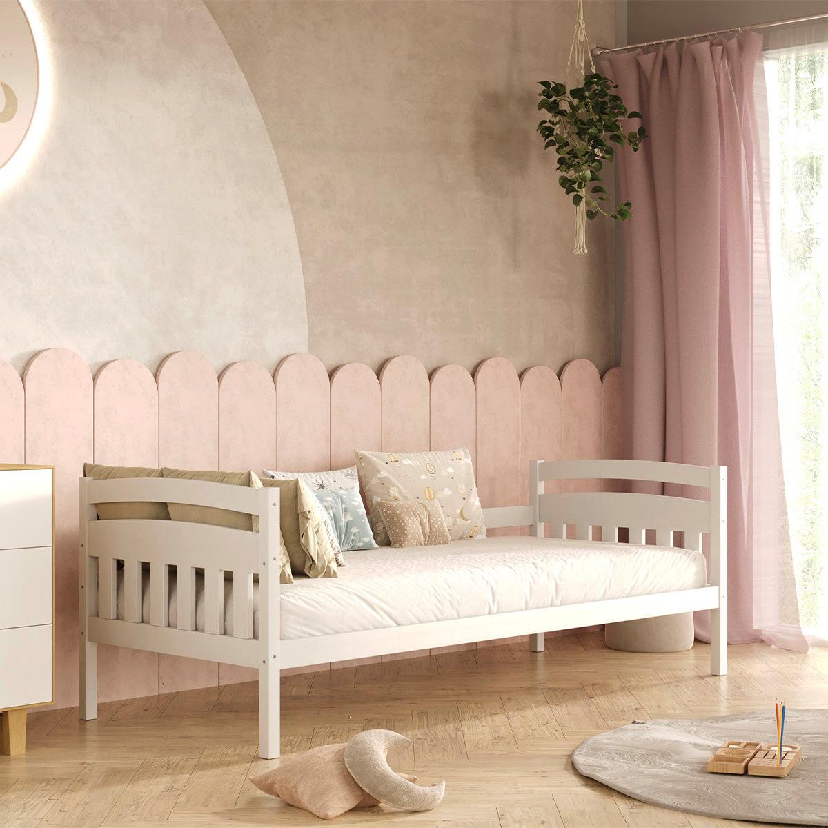 KINDERBETT 90/200 Tosia Weiß - Weiß, Holz (90/200cm) - Petits-meubles