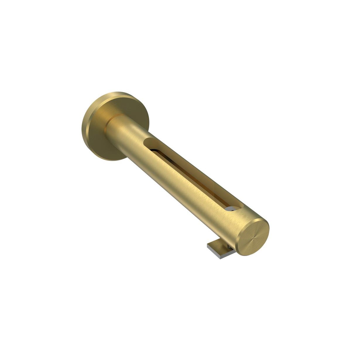 GARDINENSTANGE INNENLAUF Siteno Santo 320 cm (geteilt in 2 x 160 cm), 1-läufig, 20 mm Ø Messing-Optik - Messingfarben, Metall (320cm) - INTERDECO