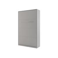 SCHRANKBETT Concept Pro I Vertical - Grau, Holzwerkstoff (120/200cm) - MIRJAN24