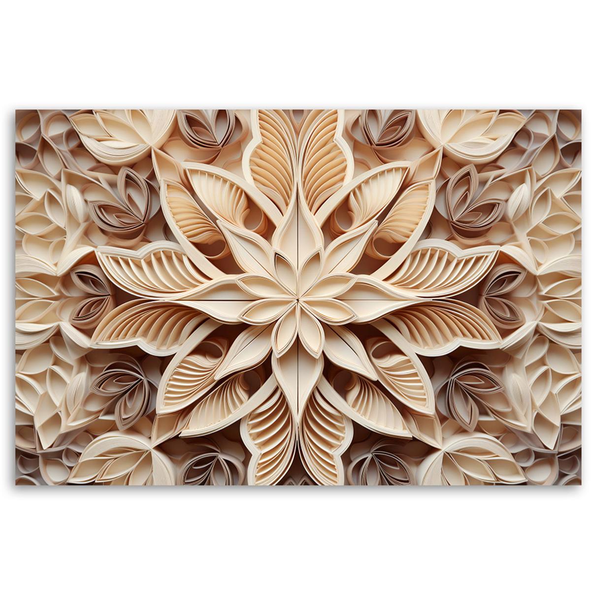 KUNSTDRUCK Beige 100/70 cm - Beige, Textil (100/70cm) - KUNSTLOFT