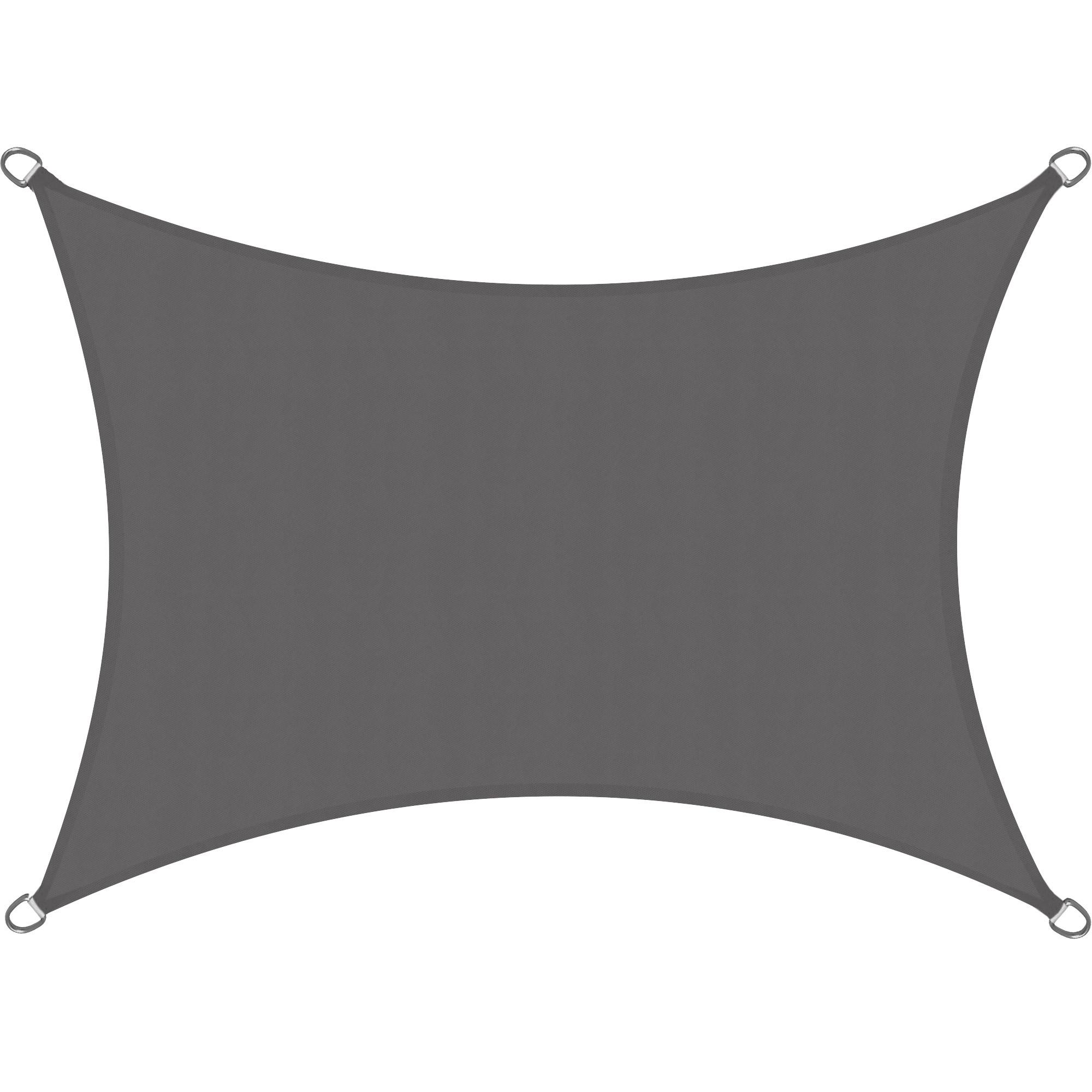 SONNENSEGEL SolVision PS9 300x400cm rechteckig Anthrazit PE - Anthrazit, Kunststoff (400/300cm) - Sol Royal