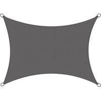 SONNENSEGEL SolVision PS9 300x400cm rechteckig Anthrazit PE - Anthrazit, Kunststoff (400/300cm) - Sol Royal