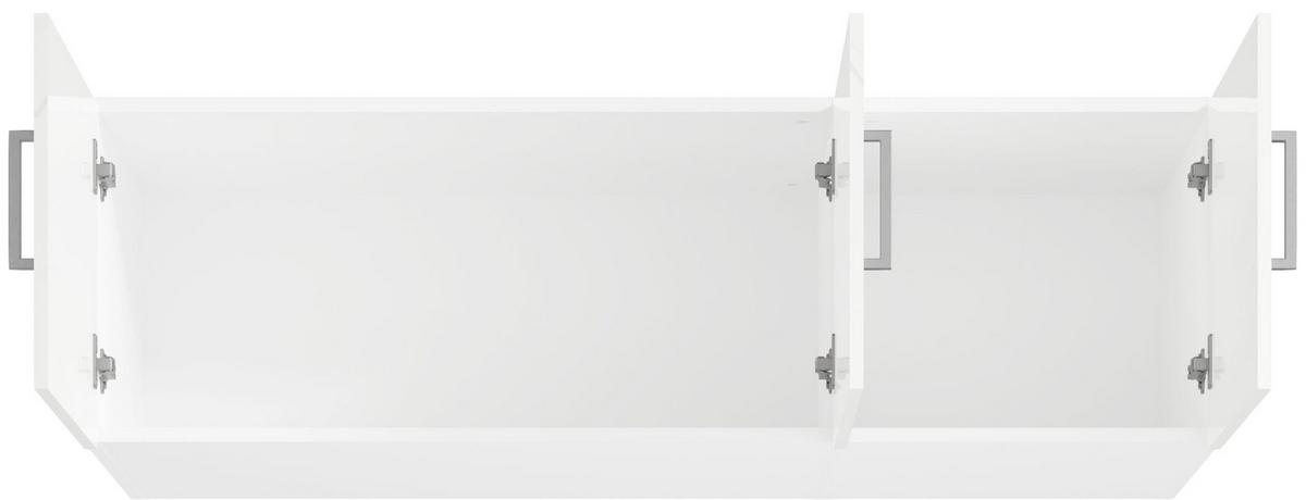SCHRANKAUFSATZ Weiß 136/40/52 - Weiß, Holzwerkstoff (136/40/52cm) - RAUMHIRSCH FURNITURE