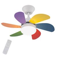 DECKENVENTILATOR Xandor 75/75/42.5 cm - Multicolor, Kunststoff/Metall (75/75/42.5cm) - ZMH