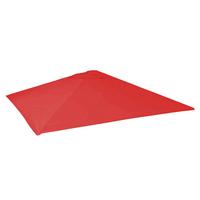 ERSATZ-BEZUG FÜR SONNENSCHIRM Rot - Rot, Textil (490/490cm) - MCW