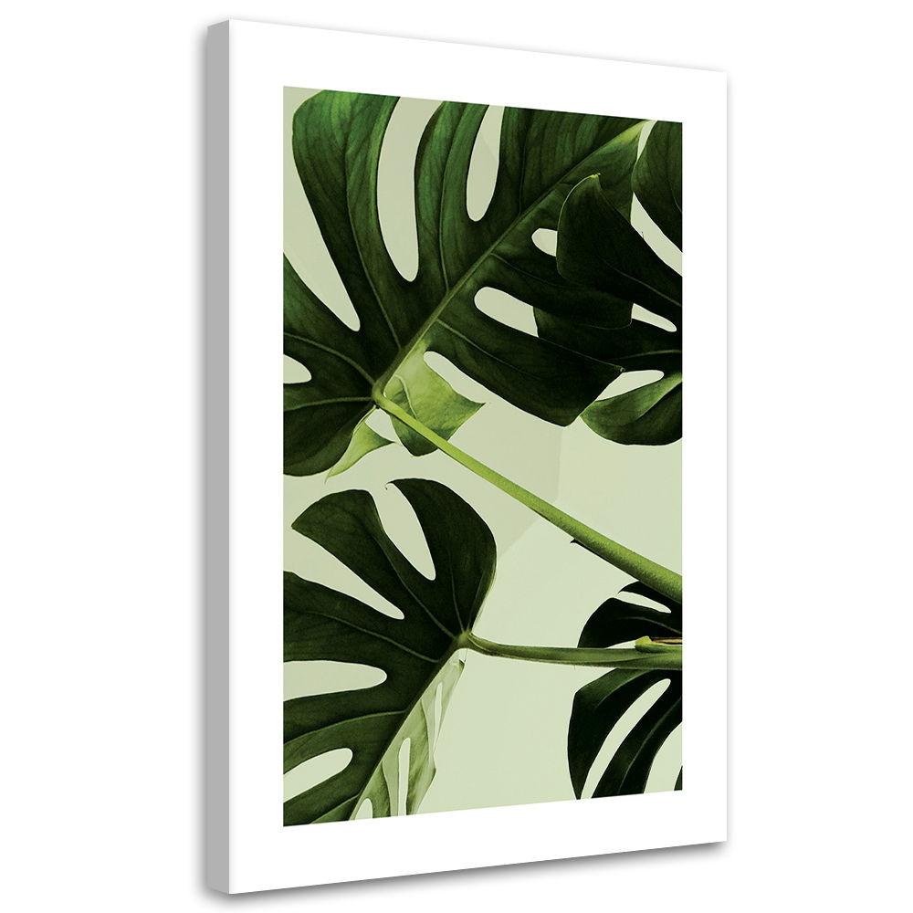 KUNSTDRUCK Grün 60/90 cm - Grün, Textil (60/90cm) - KUNSTLOFT