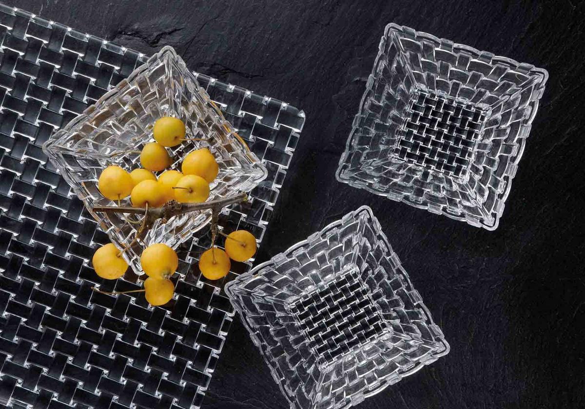 SERVIERPLATTEN Bossa Nova transparent 3-tlg. - Transparent, Glas (2/2/2cm) - Nachtmann