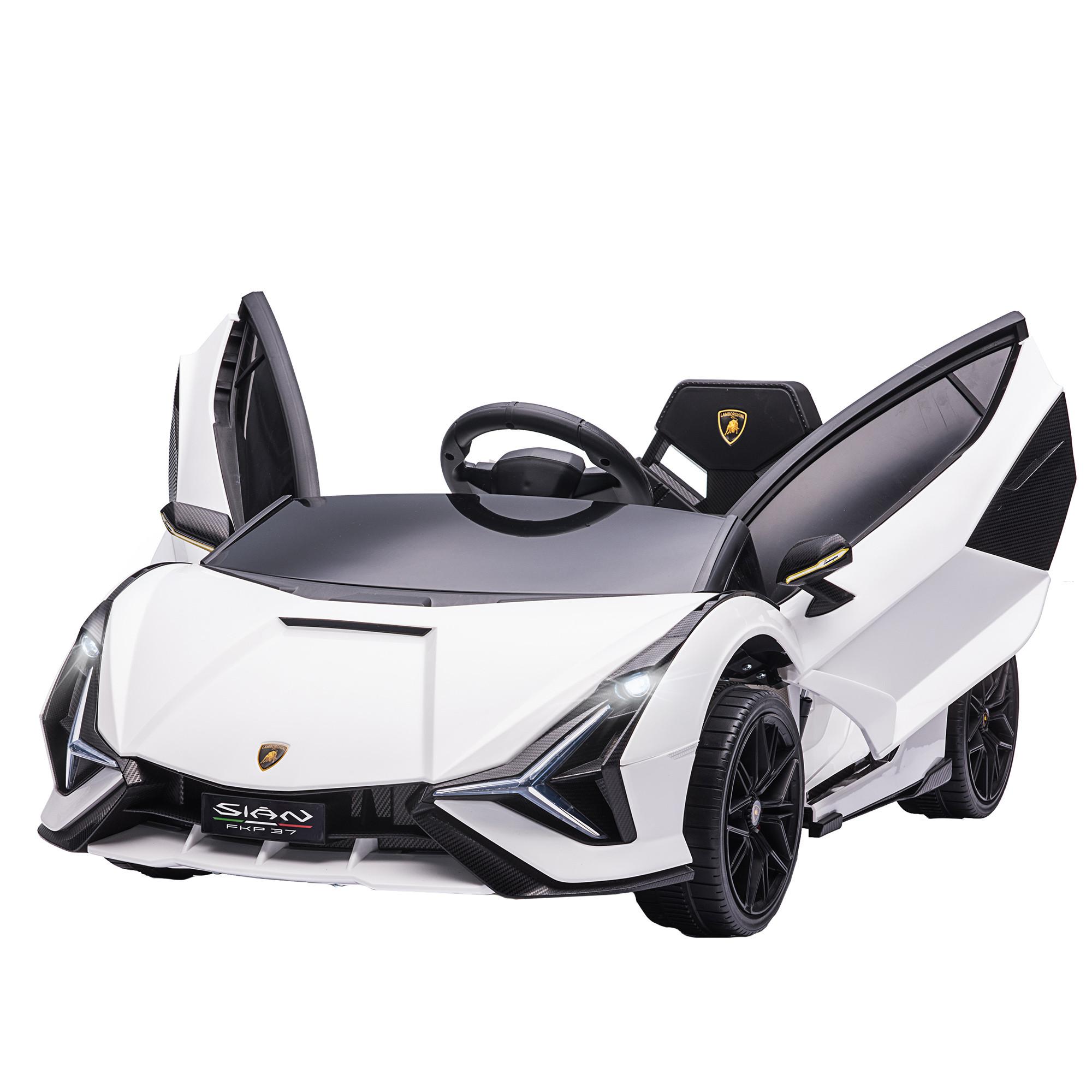 KINDERFAHRZEUG SUV-Auto-Spielzeug mit Fernbedienung Musik Weiß - Weiß, Metall (108/62/40cm) - HOMCOM