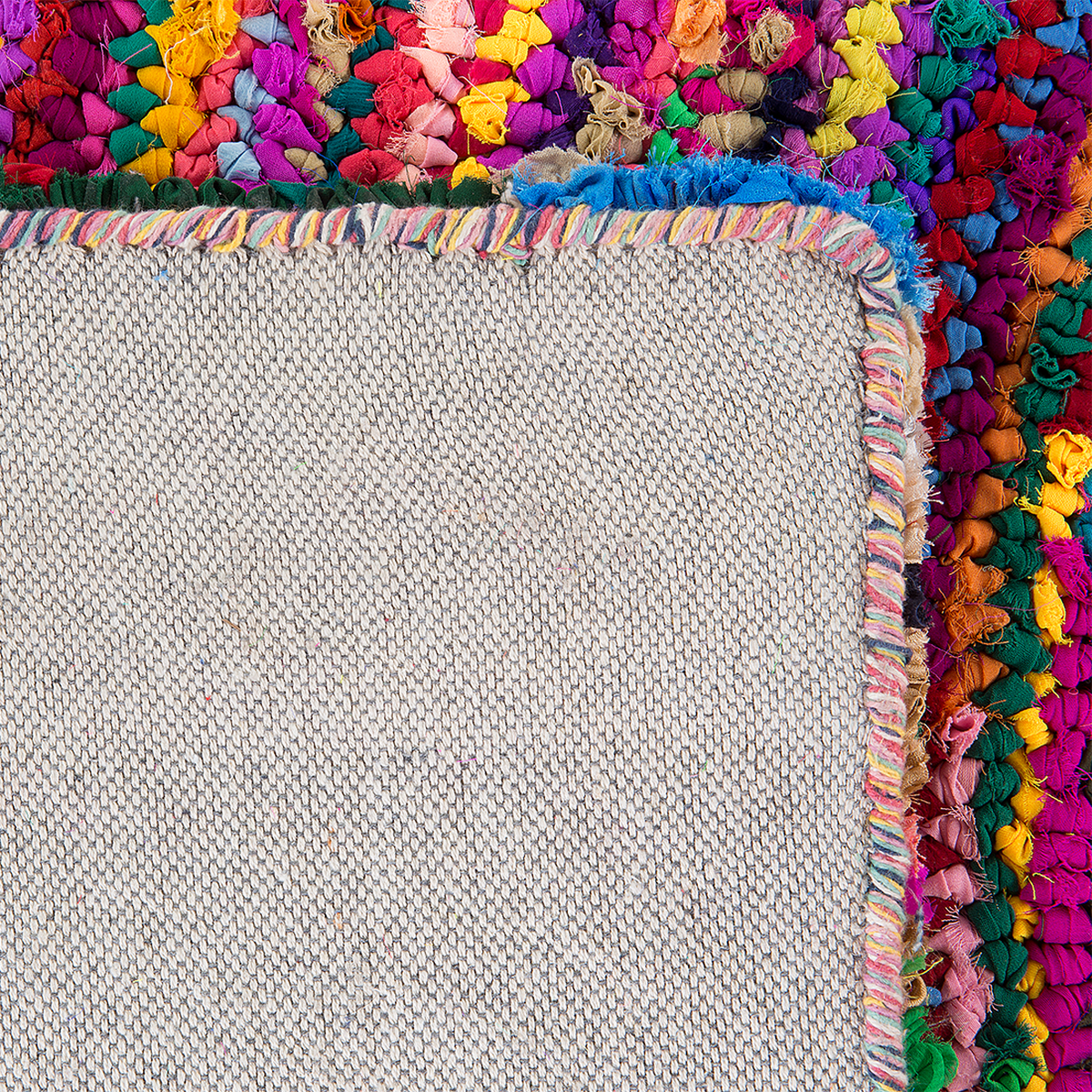 KURZFLOR-TEPPICH Malatya 200/140 cm - Multicolor, Kunststoff (140/200cm) - Beliani