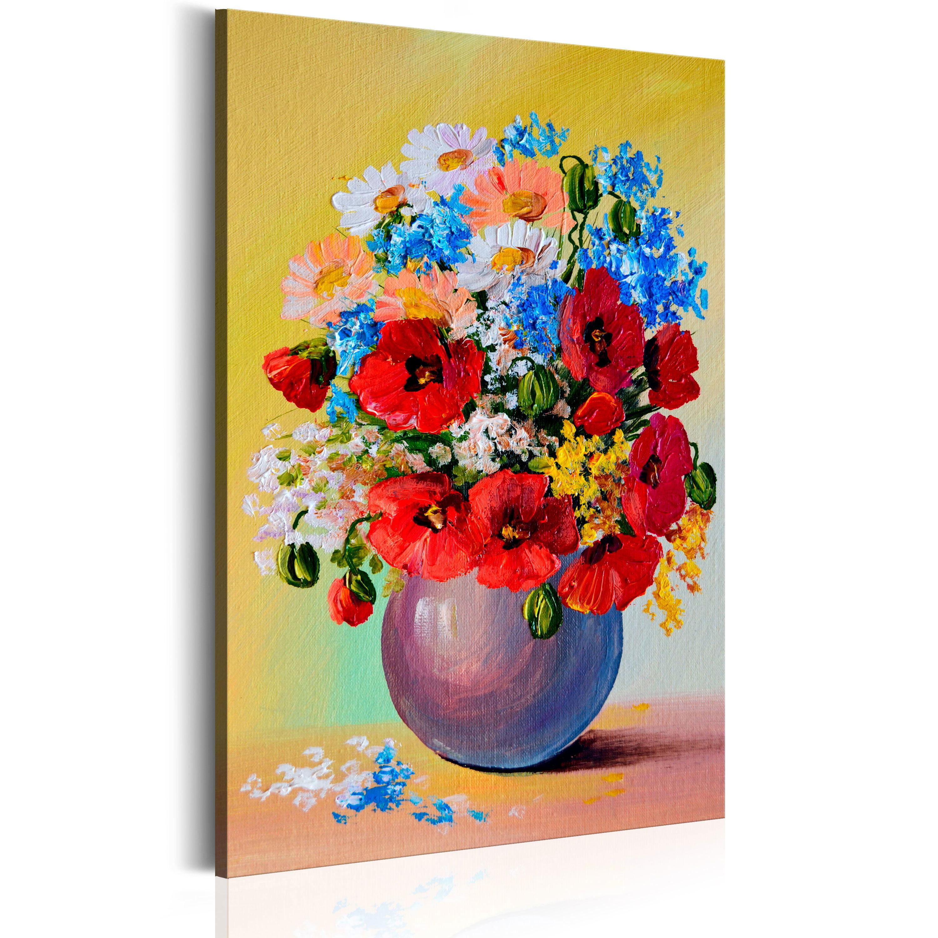 KUNSTDRUCK Bunt 40/60 cm - Multicolor, Textil (40/60cm) - KUNSTLOFT
